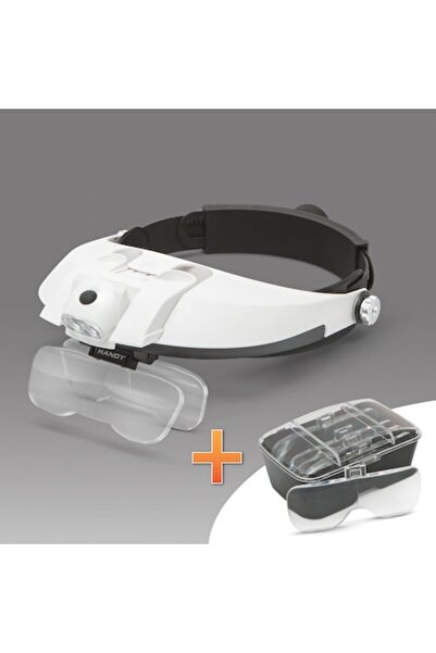 Briggs Lanterna de cap cu LED si lupa cu lentila dubla,