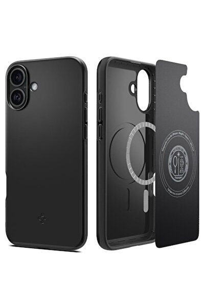 Padrino Carcasă de protecție pentru iPhone 16, Q62, Lexgard, Deep Dark