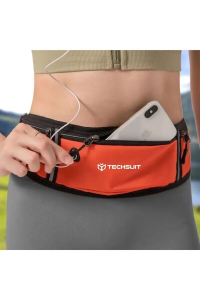 Gaudi Unisex Waist Bag for Physical Activities, T36, Polyester, Lucky Green