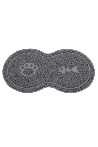 Dalip Baby Non-slip mat for food and water bowls for pets, 46x25cm, Gray
