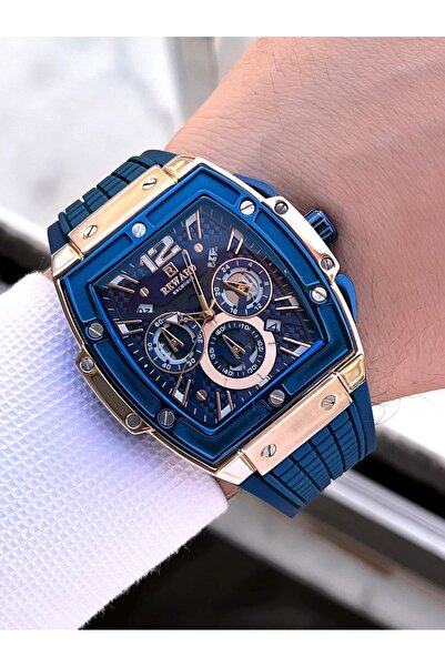 Reward Silicone Cord Inner Functions Active 5 Atm Water Resistant Men's Wrist Watch Vs.Blkt.0507