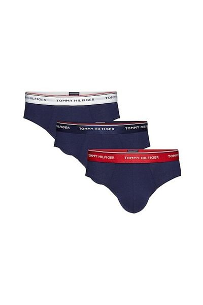 Tommy Hilfiger , Set de chiloti - 3 perechi, Bleumarin/Alb/Rosu, L