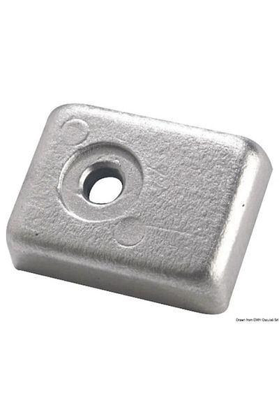 OSCULATI Anod Placa Magneziu pentru Motoare 40-50 CP 4 Timpi
