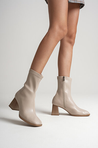 MAST SHOES Topuklu Streç Bilekte Bot