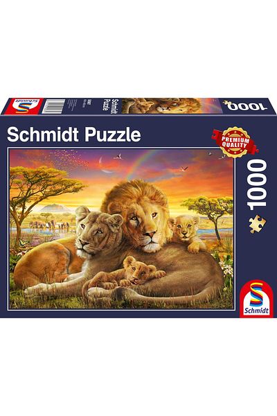 Schmidt Puzzle 1000 piese - Loving Lions