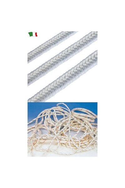 GFN Sarma Saula cu Ochi, Poliester GFN, Diametru 18 mm, Lungime 1 m, Alb