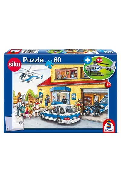 Schmidt Puzzle - Police Helicopter, 60 pieces