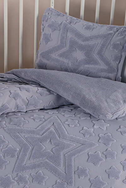 Kanz Welsoft Baby Duvet Cover Set - Star Gray