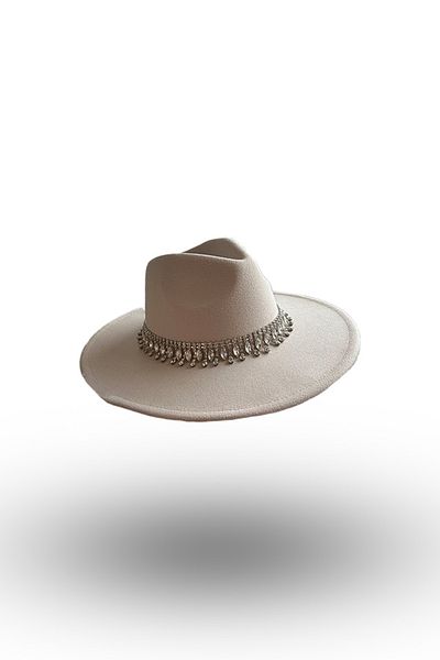 BASIC Palarie fedora cristale