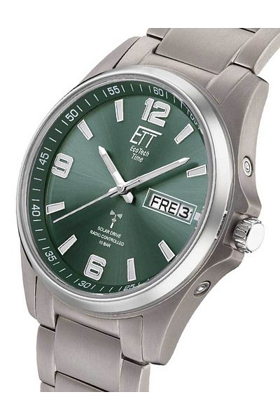 ETT Eco Tech Time Mens Watch Ett EGT-11603-81M, Quartz, 41mm, 10ATM
