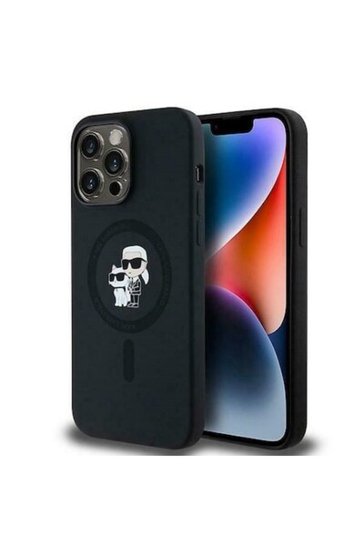 Karl Lagerfeld Karl & Choupette Slim Protector Case for iPhone 14 Pro (P2337) - Plastic