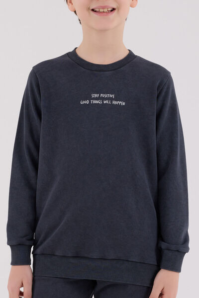 Rolypoly Boy's Gray Tracksuit Set