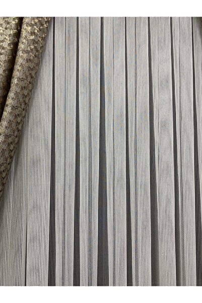 Brillant Checkered Frequently Pleated Tulle Curtain