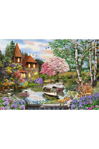 Schmidt Puzzle 1000 piese - House on the lake