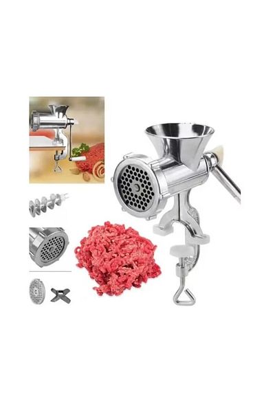divendi-ro JCW-B10 Manual meat or other food mincer, 1 kg, aluminum, silver