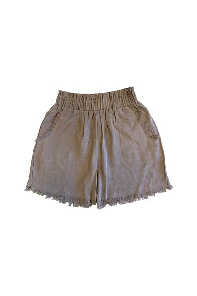 ARİNNASİDE Muslin Summer and Daily Comfortable Tassel Detailed Shorts
