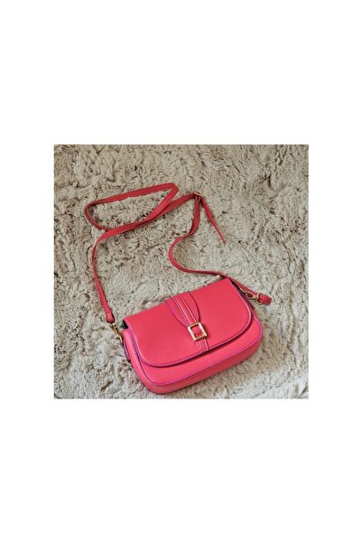Glowfit Shine Your Shape Women's Fuchsia Color Buckle Cross Strap Shoulder Bag