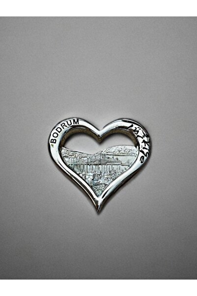 Mundy BODRUM Temalı Metal Magnet 6cm x 5,5cm