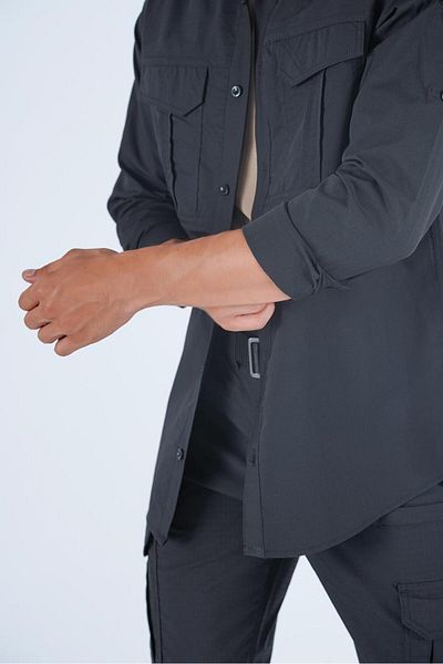 NkyÜniforma Men's Tactical Outdoor Shirt – Zippered Pocket, Air Hole