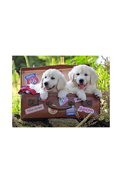 RAVENSBURGER Παζλ - Κουτάβια που Ταξιδεύουν, 100 τεμάχια XXL