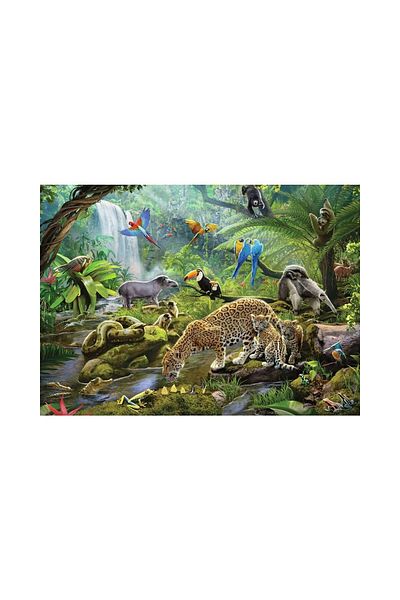 RAVENSBURGER Puzzle 60 pieces - Animals in the Tropical Forest