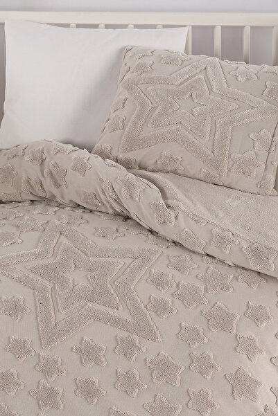 Kanz Welsoft Baby Duvet Cover Set - Star Beige