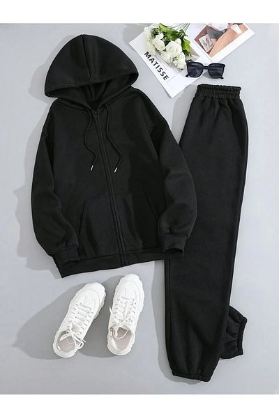 DAXİS Sportwear Company UNISEX HOODED ZIPPERED TRACKSUIT DAXİS Sportwear Company