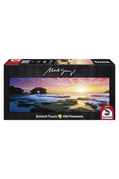 Schmidt Panoramic puzzle - Sunset at Bridgewater Bay, Victoria, Australia, 1000 pieces