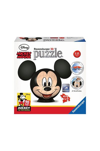 RAVENSBURGER 3D Puzzle - Mickey, 72 pieces