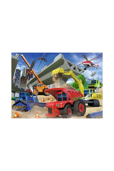 RAVENSBURGER Puzzle 60 pieces - Construction Vehicles