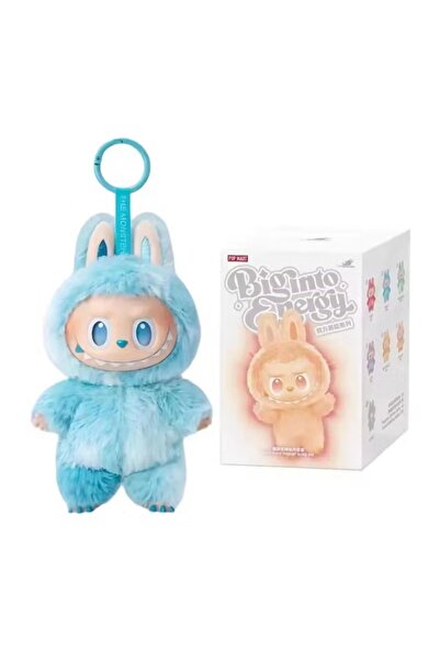 rexa قلادة لابوبو المصنوعة من الفينيل على شكل وجه - سلسلة مفاتيح وحقيبة قابلة...