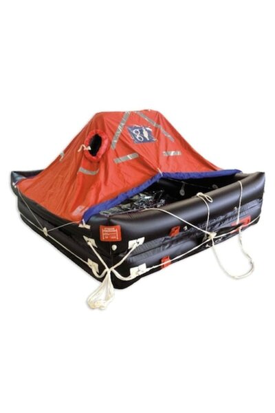 OSCULATI Pluta de salvare Deep Sea pachet B Flat 8 locuri 86x61x35 cm,
