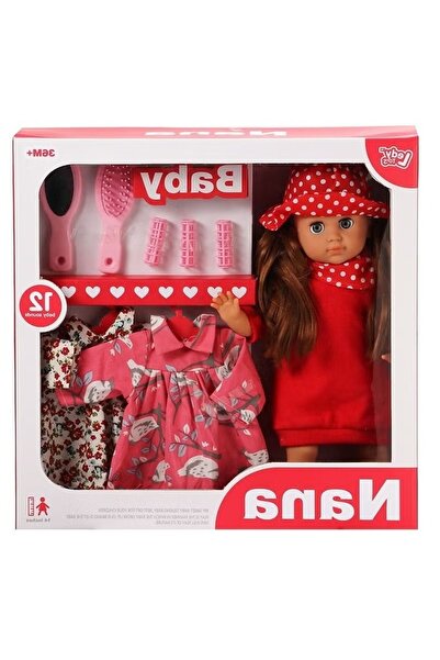 rexa دمية نانا المغنية بفستانين – أغاني يونانية – 35 سم