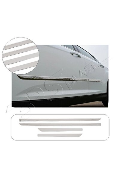 BRSPLAST Chevrolet Captiva Uyumlu 2006 ve Üzeri Krom Yan Kapı Çıtası 4 Parça ...