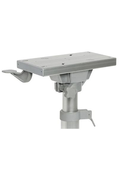 OSCULATI Piedestal cu Glisier Pivotant, Aluminiu Anodizat, 280-380 mm, Telescopic/Fix
