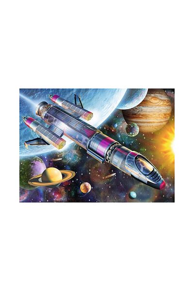 RAVENSBURGER Puzzle 100 piese XXL - Misiune In Spatiu