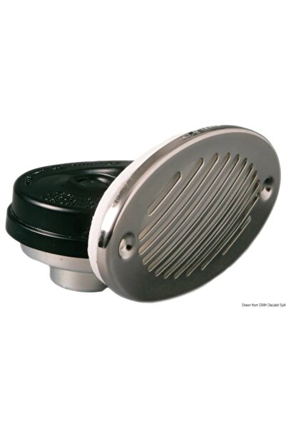 OSCULATI Horn încastrat Fiamm, 140x80 mm, Plastic, Alb/Oțel inoxidabil lustru...