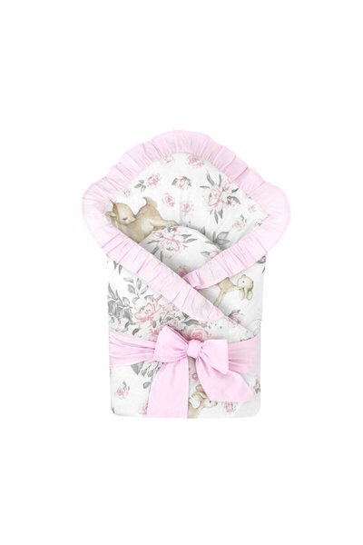 MimiNu Κουβέρτα σπάργανου, MimiNu, Πολυλειτουργική, Με βολάν, Με κορδέλα και ...