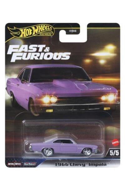 HOT WHEELS Premium Fast & Furious 1966 Chevy Impala HNW46 JBL95