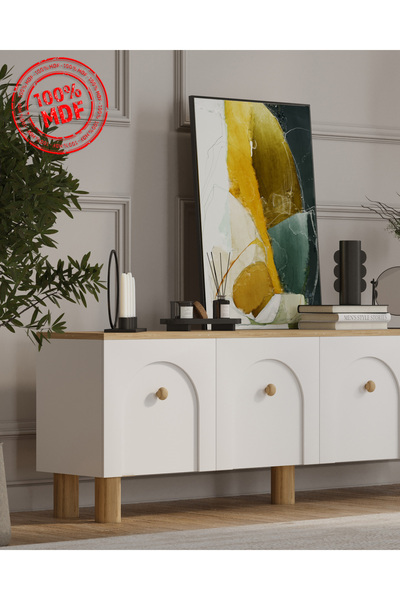 kayhan ahşap %100 MDF LUNA TV ÜNİTESİ 180 CM LEGNANO