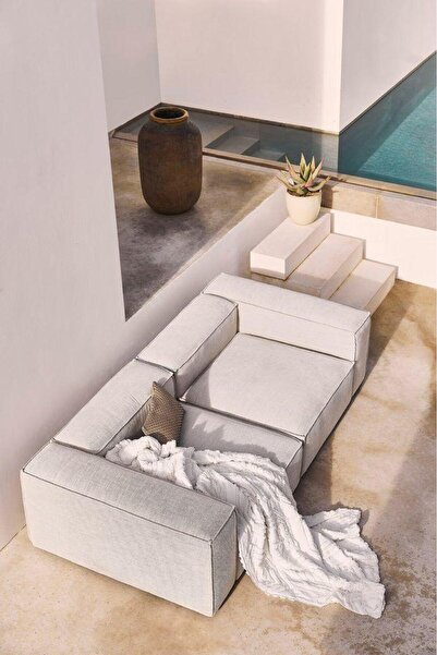 MODU Home Elora Kanepe / Keten Kumaş / İkili Kanepe