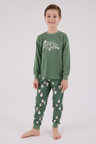 Rolypoly Boy's Green Pajama Set