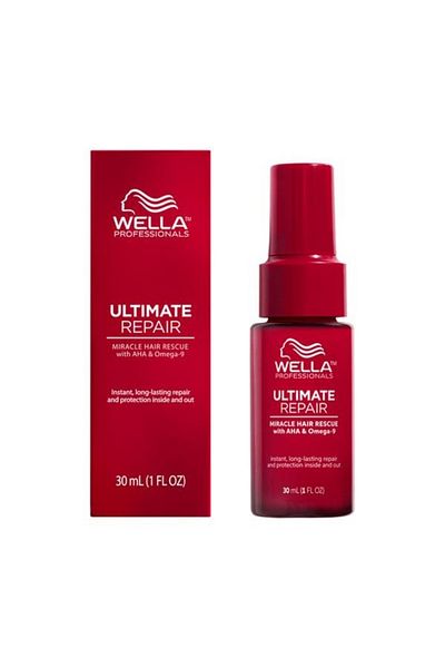Wella Professionals Ser reparator Wella Miracle Rescue 95ml – Tratament de 90 de secunde cu AHA și Omega 9 pentru păr deteriorat