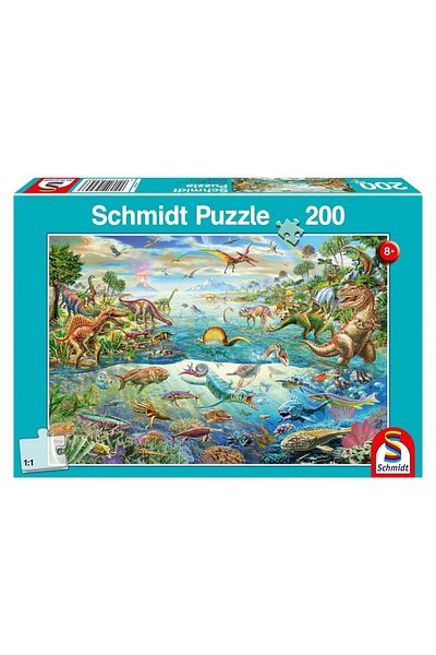 Schmidt Puzzle - Discover the Dinosaurs, 200 piese