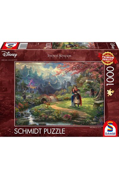 Schmidt Puzzle - Thomas Kinkade: Mulan, 1000 piese