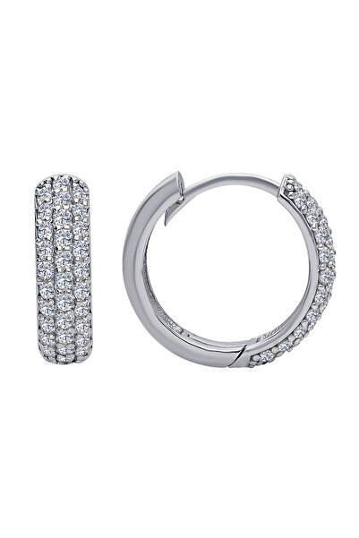 Sirius Pırlanta Pırlanta Taşlı Noah Halka Küpe 0602E0028