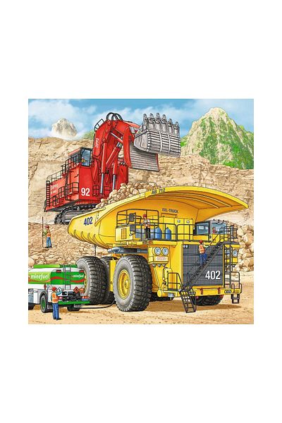 RAVENSBURGER Puzzle - The Machines, 3x49 pieces