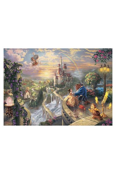 Schmidt Puzzle - Thomas Kinkade: Frumoasa si Bestia, 1000 piese