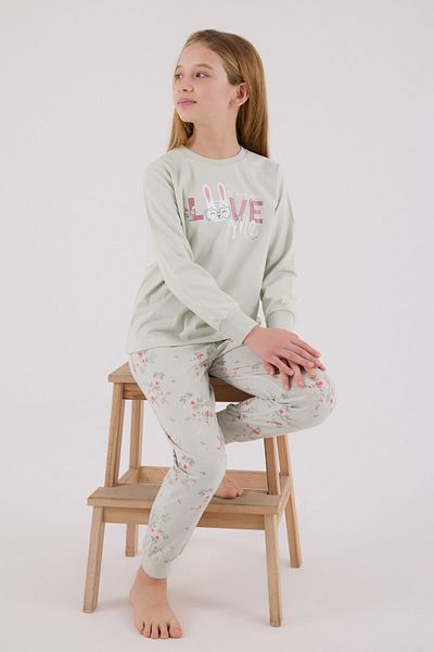 Rolypoly Set pijama verde pentru fetiță