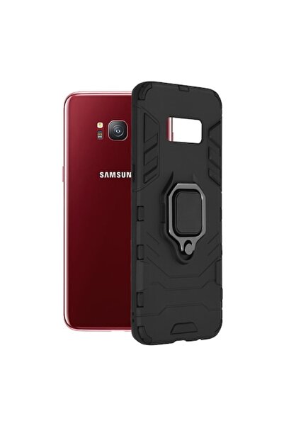OEM Carcasă pentru Samsung Galaxy S8, silicon, metal, neagră